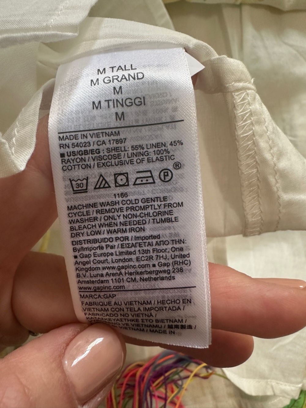 Gap Women's Linen-Blend Mini Dress
NWOT size L tall - Picture 10 of 11